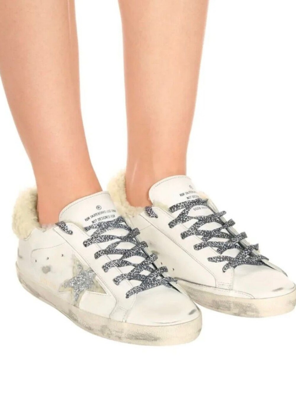 Golden Goose Superstar Shearling-Lined Sneakers